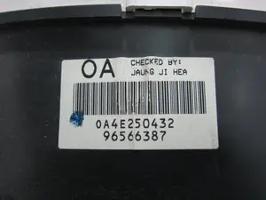 Foto de CUADRO INSTRUMENTOS CHEVROLET MATIZ (2004) 0.8 CAT (52 CV / 38 KW) referencia 96566387 foto 4
