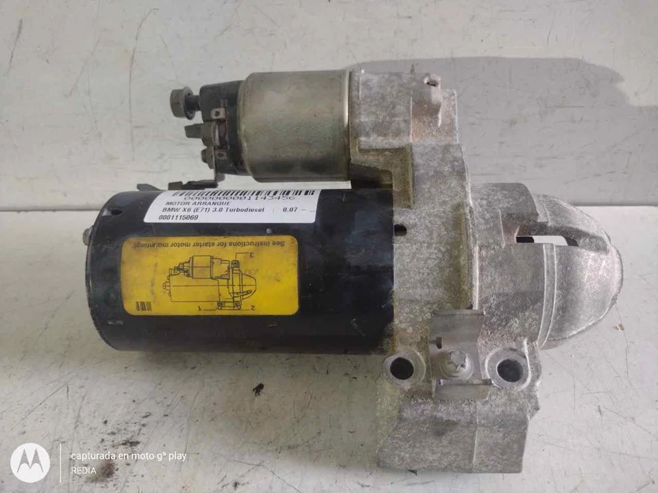 Foto de MOTOR ARRANQUE BMW SERIE X6 (E71/72) referencia 0001115069