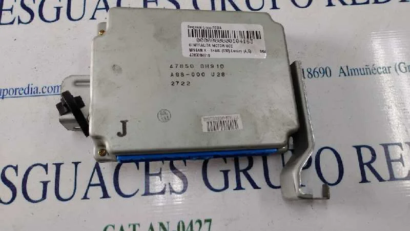 Foto de CENTRALITA MOTOR UCE NISSAN X-TRAIL (T30) 2.0 16V CAT (140 CV / 103 KW) referencia 478508H910
