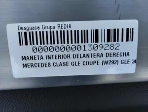 Foto de MANETA INTERIOR DELANTERA DERECHA MERCEDES-BENZ CLASE GLE (BM 292) COUPE 3.0 CDI CAT (258 CV / 190 KW) foto 2