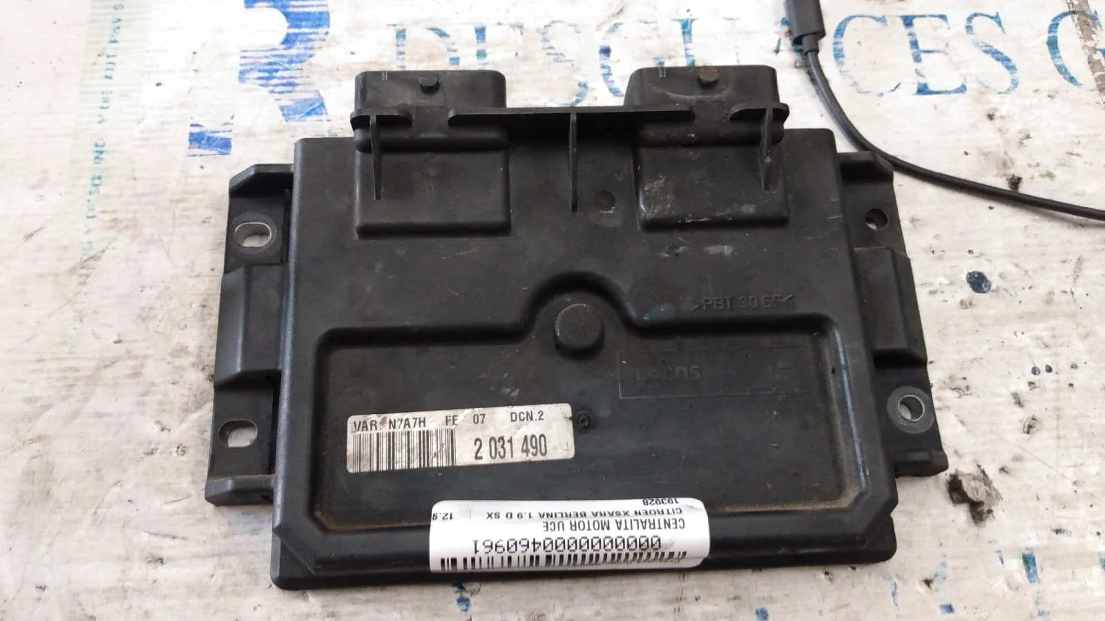 Foto de CENTRALITA MOTOR UCE CITROEN XSARA BERLINA 1.9 Diesel (69 CV / 51 KW) referencia 2031490