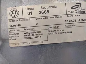 Foto de ELEVALUNAS DELANTERO IZQUIERDO VOLKSWAGEN POLO IV (9N1) 1.9 SDI (64 CV / 47 KW) referencia W06Q4837401H foto 3