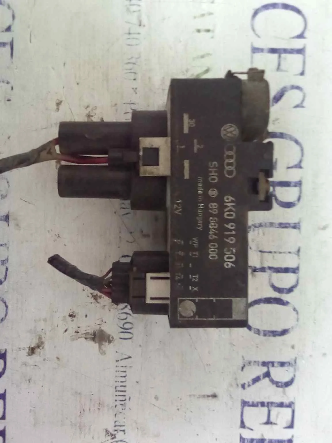 Foto de CAJA PRECALENTAMIENTO VOLKSWAGEN GOLF IV BERLINA (1J1)(10.1997) referencia 6K0919506