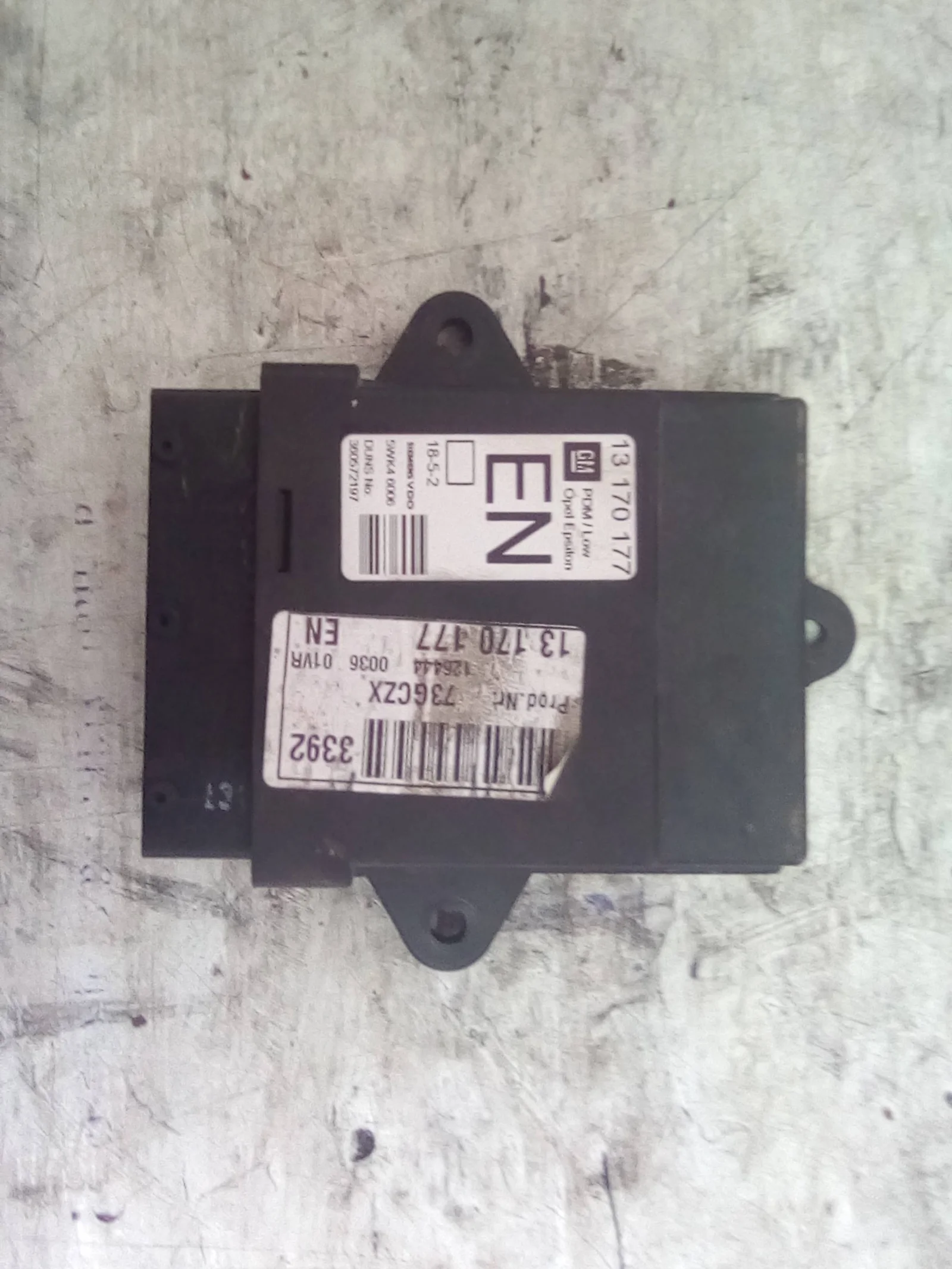 Foto de CENTRALITA CIERRE OPEL VECTRA C BERLINA 1.9 16V CDTI CAT (Z 19 DTH / LRD) (150 CV / 110 KW) referencia 13170177