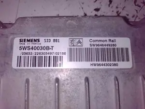 Foto de CENTRALITA MOTOR UCE PEUGEOT 307 BREAK / SW (S1)(04.2002) 2.0 HDi CAT (90 CV / 66 KW) referencia 5WS40030BT foto 3