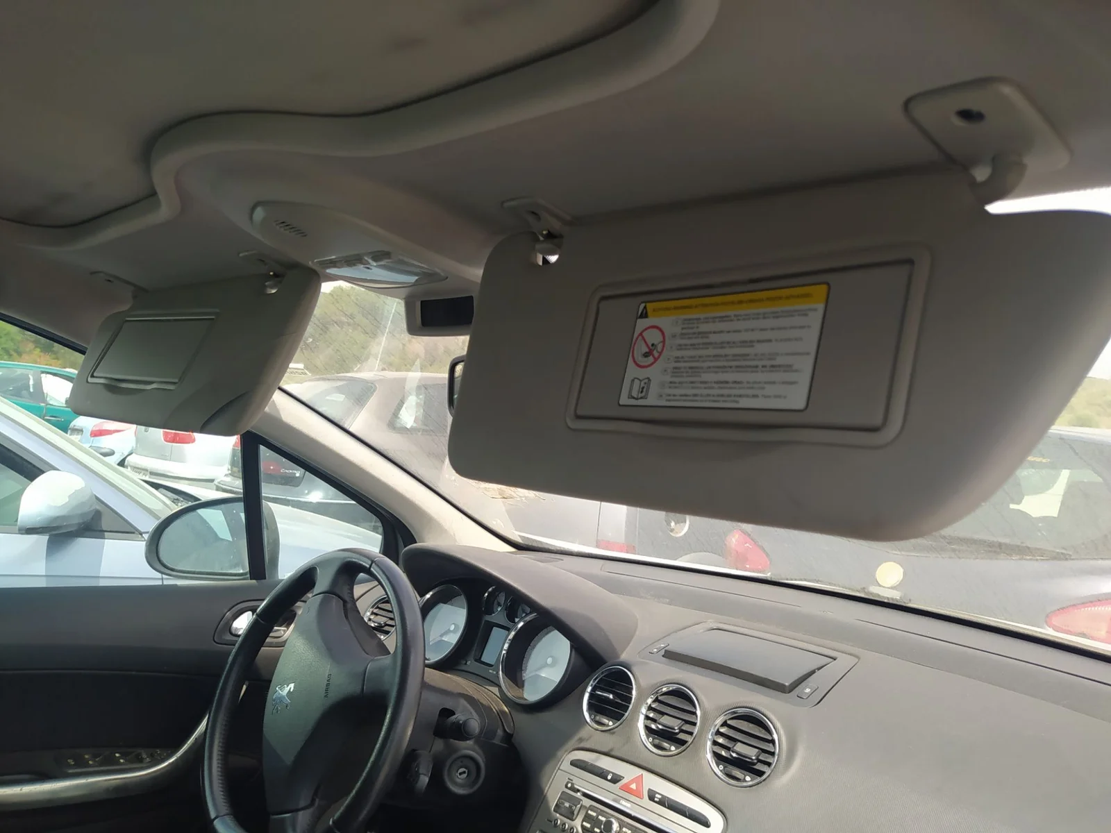 Foto de AIRBAG CORTINA DELANTERO IZQUIERDO PEUGEOT 308 SW 2.0 16V HDi FAP CAT (RHR / DW10BTED4) (136 CV / 100 KW) referencia 8337CY