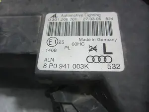 Foto de FARO IZQUIERDO AUDI A3 SPORTBACK (8PA) 2.0 TDI (140 CV / 103 KW) referencia 8P0941003K foto 2