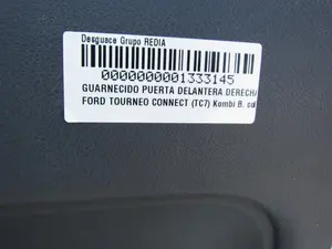 Foto de GUARNECIDO PUERTA DELANTERA DERECHA FORD TOURNEO CONNECT (TC7) 1.8 TDCi CAT (75 CV / 55 KW) foto 2