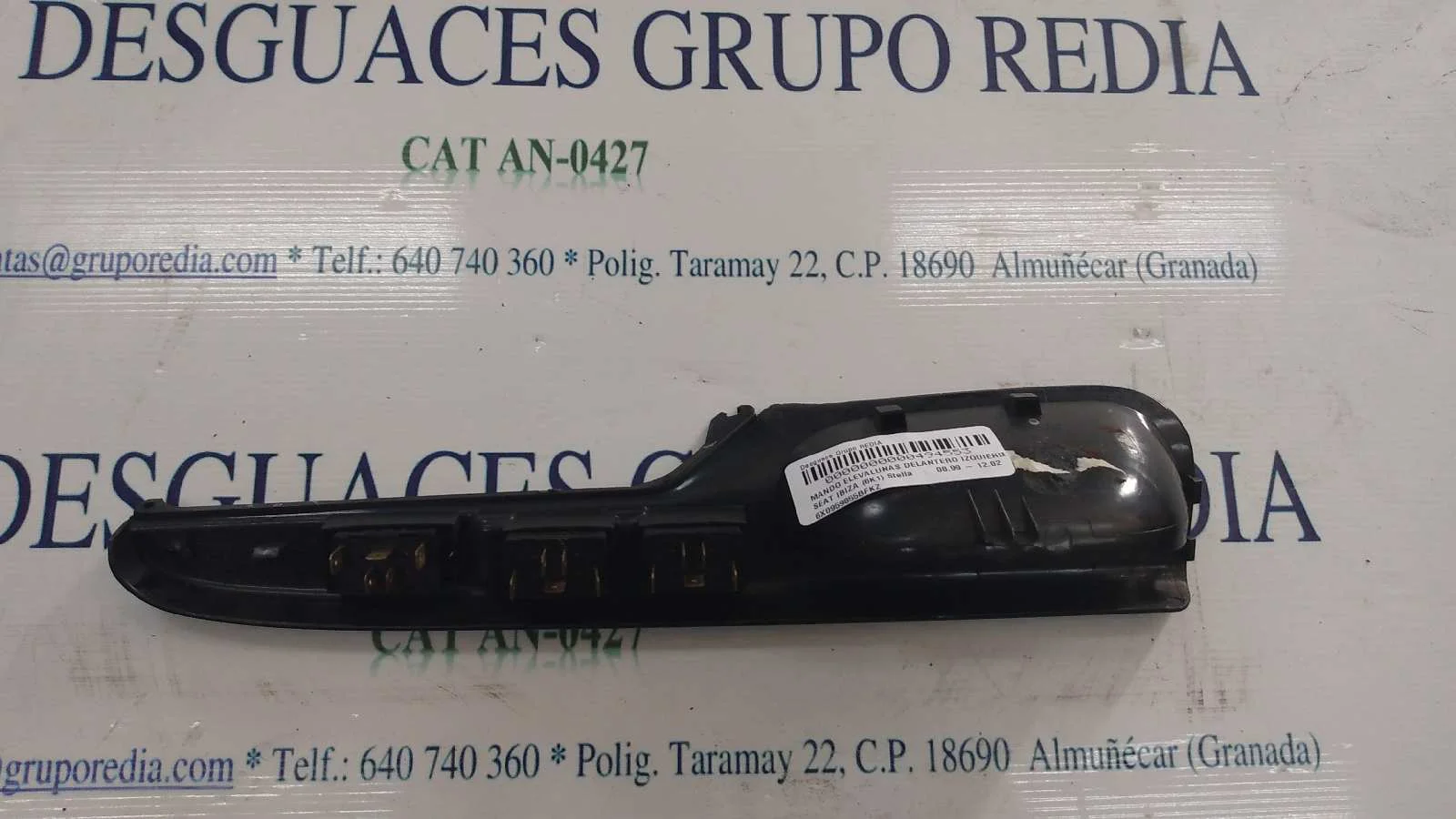 Foto de MANDO ELEVALUNAS DELANTERO IZQUIERDO SEAT IBIZA (6K1) 1.9 TDI (90 CV / 66 KW) referencia 6X0959855BFKZ