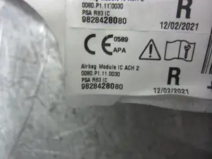 Foto de AIRBAG CORTINA DELANTERO DERECHO PEUGEOT 508 Híbrido 265 kW (1.6 Ltr. - 147 kW) (360 CV / 265 KW) referencia 9828428080 foto 2