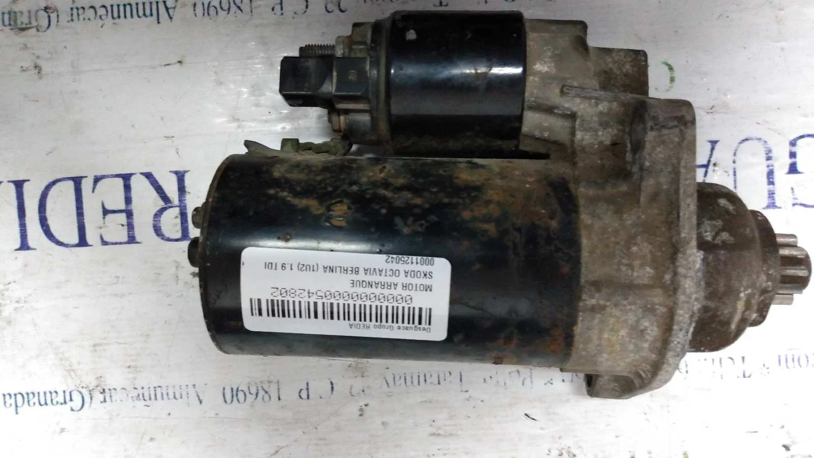 Foto de MOTOR ARRANQUE SKODA OCTAVIA BERLINA (1U2) referencia 0001125042