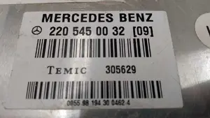 Foto de CENTRALITA SUSPENSION MERCEDES-BENZ CLASE S (BM 220) BERLINA 5.0 V8 24V CAT (306 CV / 225 KW) referencia 2205450032 foto 2