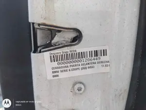 Foto de CERRADURA PUERTA DELANTERA DERECHA BMW SERIE 6 COUPE (E63) 4.4 V8 32V CAT (333 CV / 245 KW) foto 3