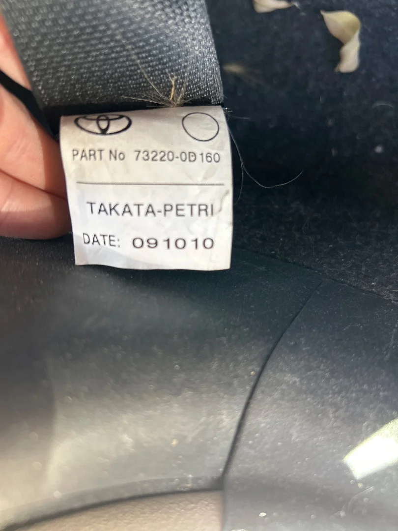 Foto de CINTURON SEGURIDAD DELANTERO IZQUIERDO TOYOTA YARIS (KSP9/SCP9/NLP9) 1.3 16V CAT (101 CV / 74 KW) referencia 732200D160C1