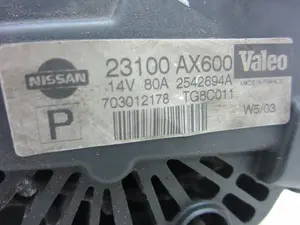 Foto de ALTERNADOR NISSAN MICRA (K12E) referencia 23100AX600 foto 4