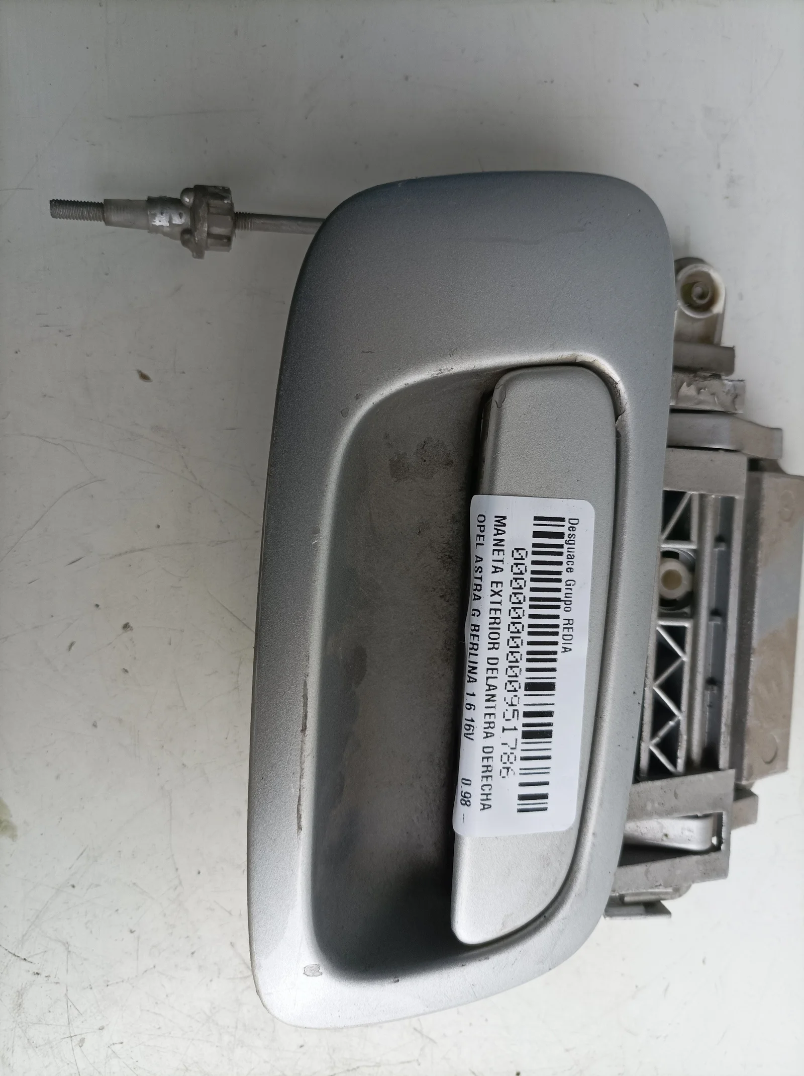 Foto de MANETA EXTERIOR DELANTERA DERECHA OPEL ASTRA G BERLINA