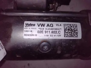 Foto de MOTOR ARRANQUE SKODA SUPERB COMBI (3V5) 2.0 TDI (190 CV / 140 KW) referencia 02E911022C foto 4