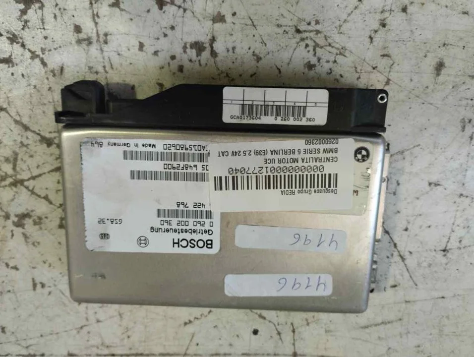 Foto de CENTRALITA MOTOR UCE BMW SERIE 5 BERLINA (E39) 2.5 24V CAT (170 CV / 125 KW) referencia 0260002360