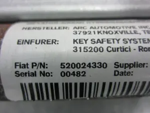 Foto de AIRBAG CORTINA DELANTERO IZQUIERDO FIAT 500L (330) 1.3 16V JTD CAT (84 CV / 62 KW) referencia 520024330 foto 4