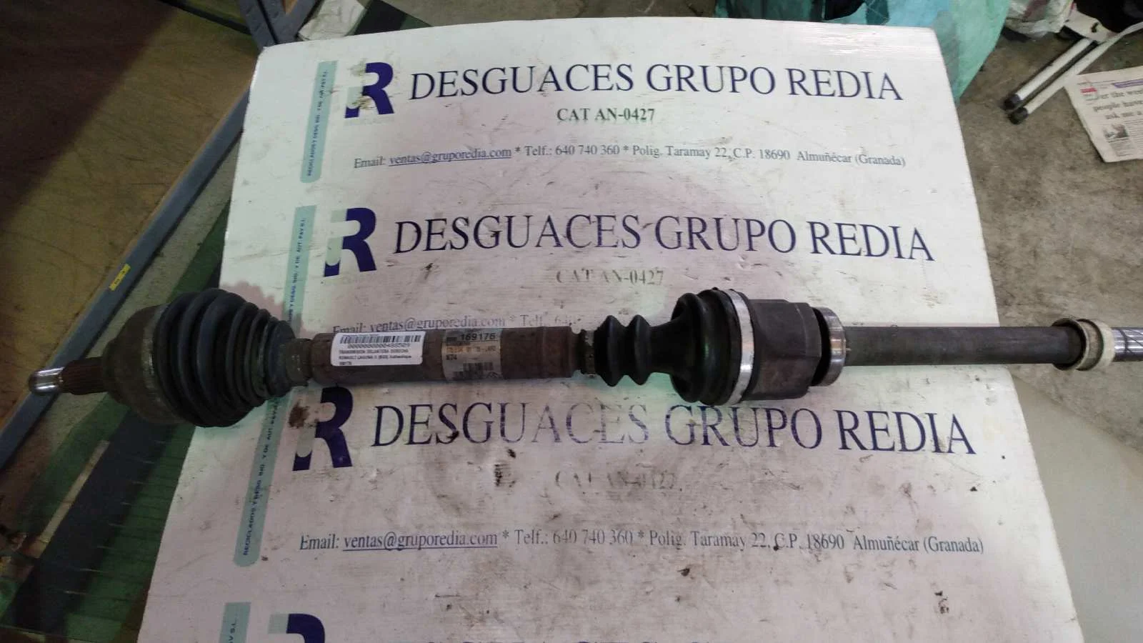 Foto de TRANSMISION DELANTERA DERECHA RENAULT LAGUNA II (BG0) referencia 169176