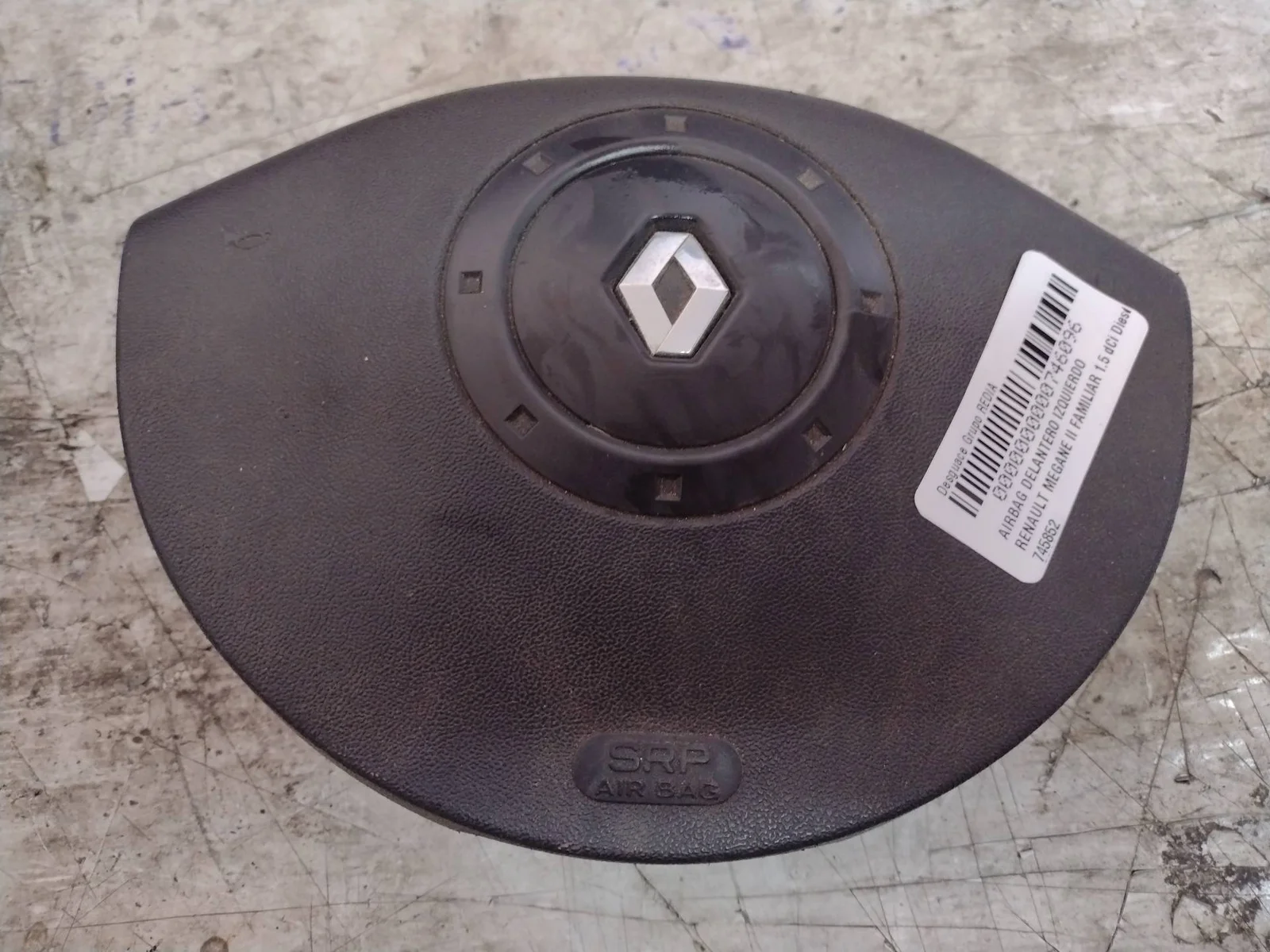 Foto de AIRBAG DELANTERO IZQUIERDO RENAULT MEGANE II GRANDTOUR referencia 8200381849