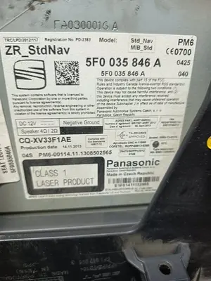Foto de SISTEMA NAVEGACION GPS SEAT LEON ST 5F8 1.6 TDI (105 CV / 77 KW) referencia 5F0035846A foto 2