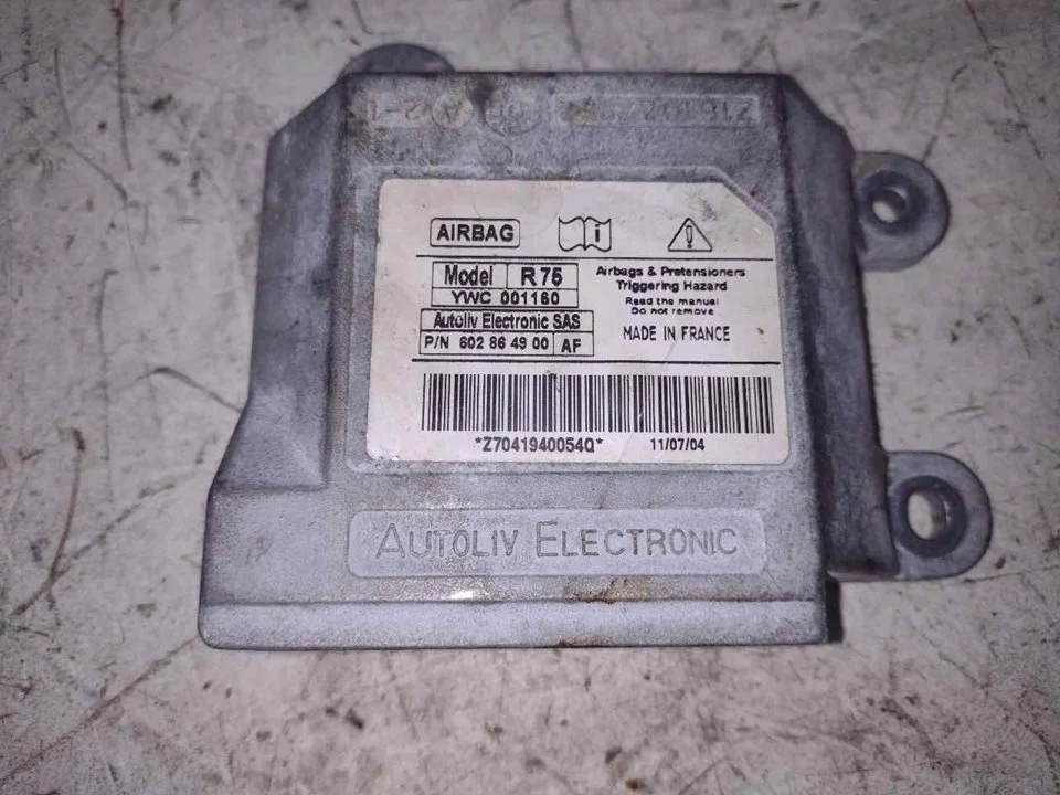 Foto de CENTRALITA AIRBAG MG ROVER ROVER STREETWISE referencia 21610278
