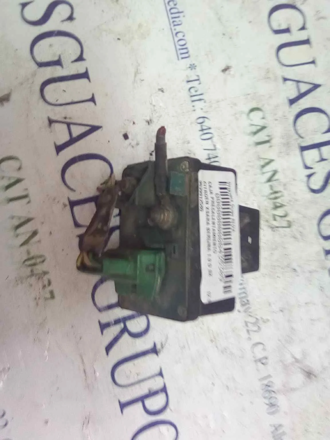 Foto de CAJA PRECALENTAMIENTO CITROEN XSARA BERLINA 1.9 Diesel (69 CV / 51 KW) referencia 9639912580
