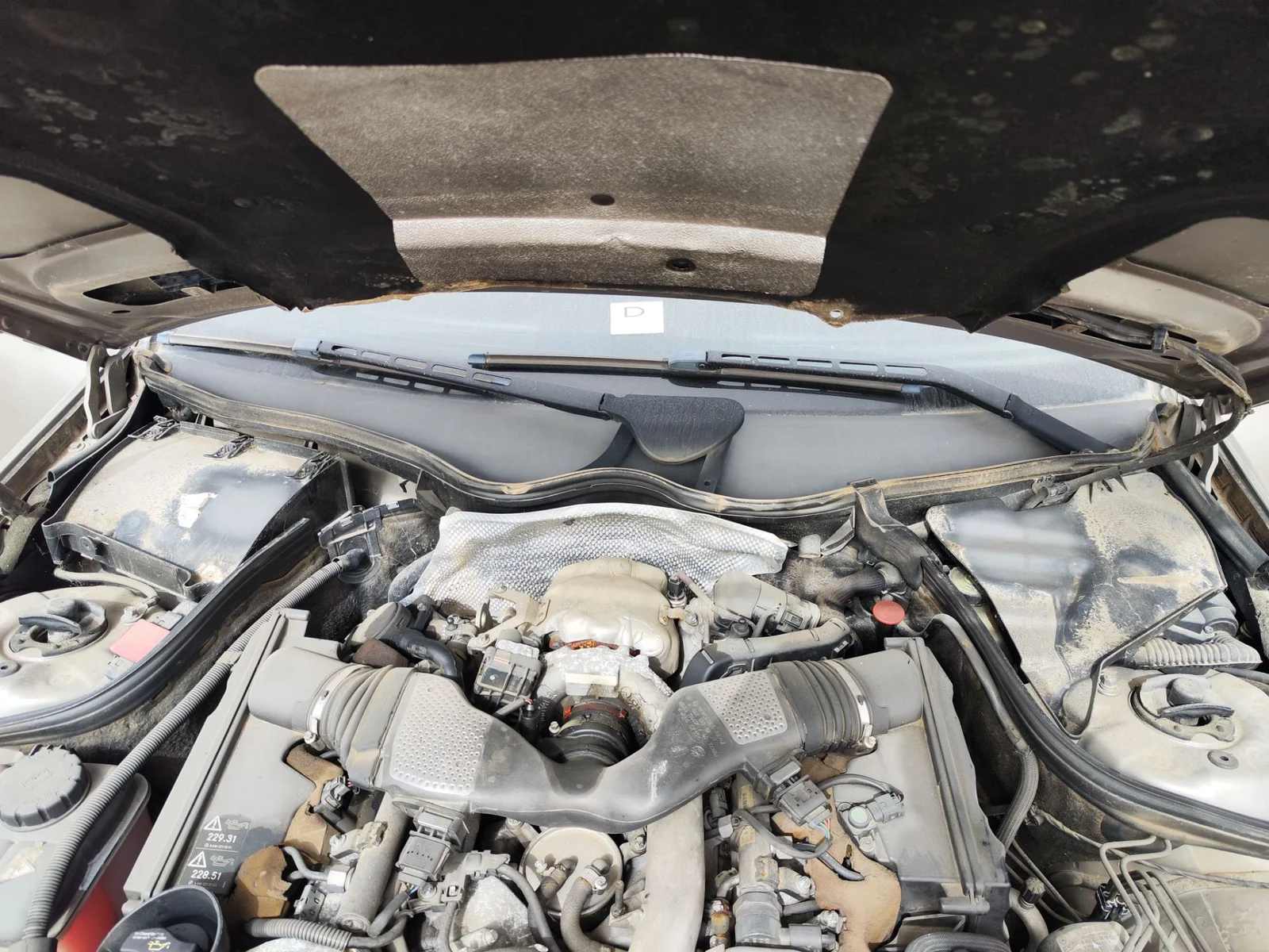 Foto de ARTICULACION LIMPIA DELANTERA MERCEDES-BENZ CLASE C (BM 203) BERLINA 3.0 CDI CAT (224 CV / 165 KW)