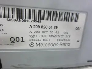 Foto de SISTEMA NAVEGACION GPS MERCEDES-BENZ CLK (BM 209) COUPE 2.7 CDI 20V CAT (170 CV / 125 KW) referencia A2098205489 foto 4