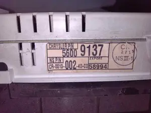 Foto de CUADRO INSTRUMENTOS CHRYSLER JEEP GR.CHEROKEE (ZJ)/(Z) 5.2 V8 CAT (211 CV / 155 KW) referencia 56009137 foto 4