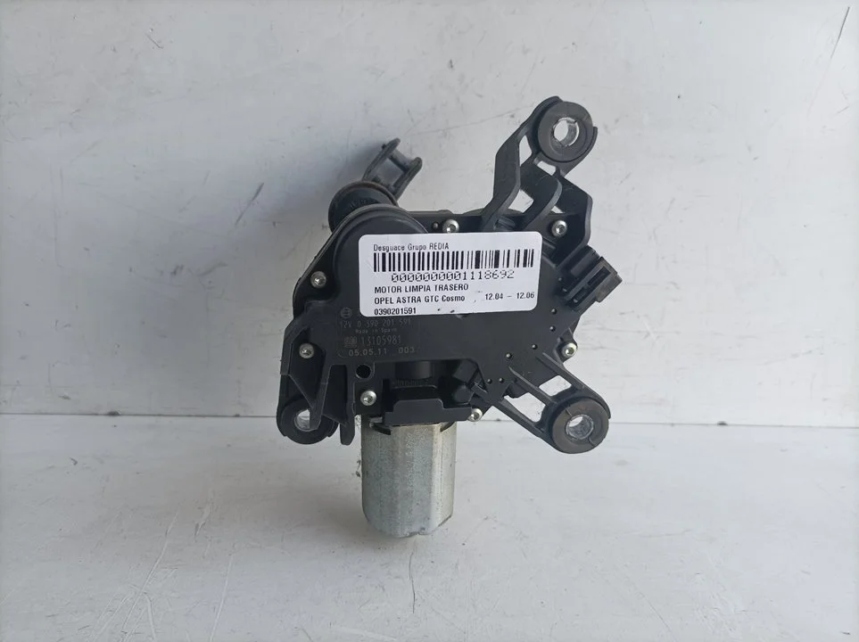 Foto de MOTOR LIMPIA TRASERO OPEL ASTRA H GTC 1.8 16V (125 CV / 92 KW) referencia 0390201591