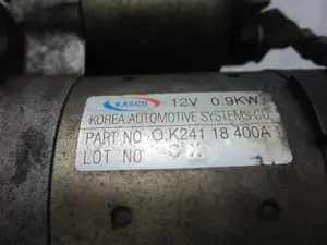 Foto de MOTOR ARRANQUE KIA CARENS (RS) referencia 0K24118400A foto 3