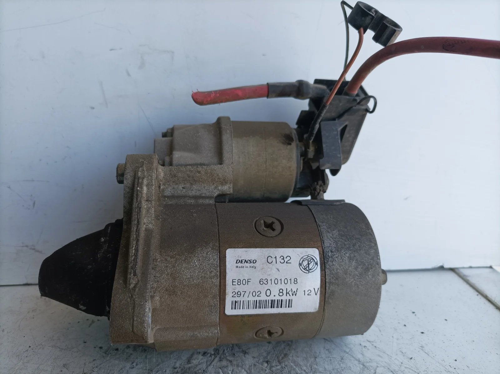 Foto de MOTOR ARRANQUE FIAT II PUNTO (188) BERLINA 1.2 CAT (60 CV / 44 KW) referencia E80F63101018