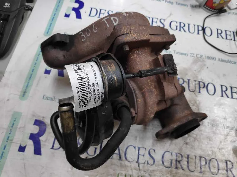 Foto de TURBOCOMPRESOR CITROEN BX BREAK (09.1985) referencia 9601515880