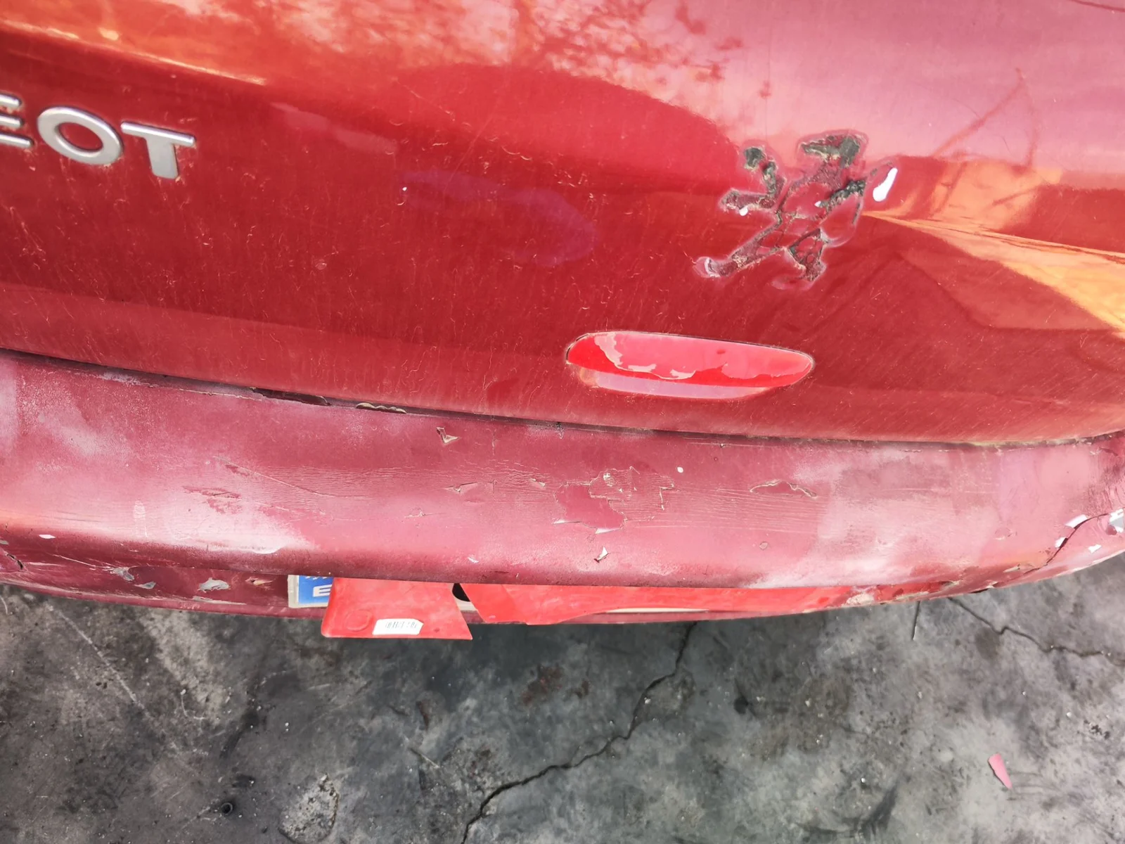 Foto de PANEL TRASERO PEUGEOT 307 (S1)(04.2001) 1.6 16V CAT (109 CV / 80 KW)