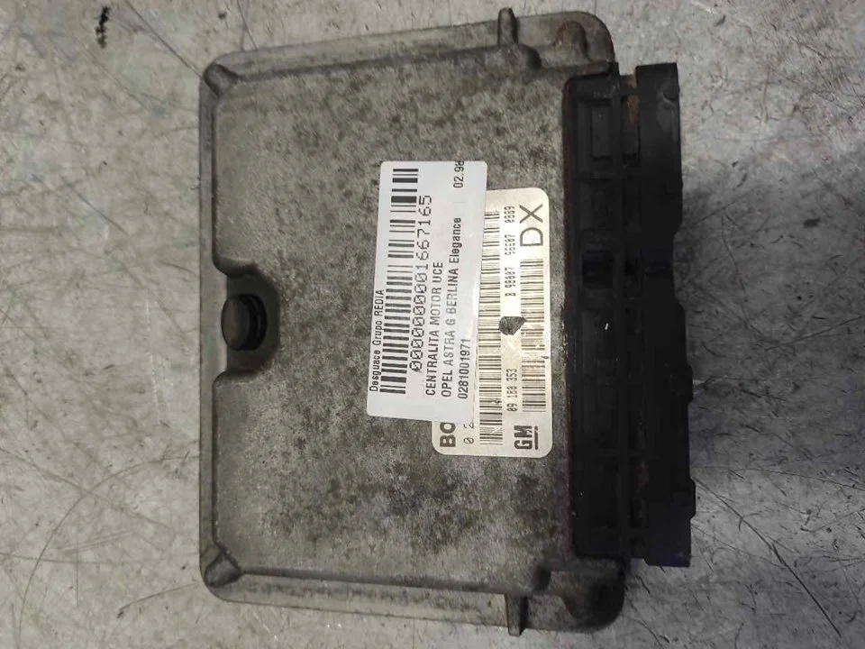 Foto de CENTRALITA MOTOR UCE OPEL ASTRA G BERLINA 2.0 16V DI CAT (X 20 DTL / LD3) (82 CV / 60 KW) referencia 0281001971