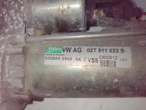 Foto de MOTOR ARRANQUE VOLKSWAGEN POLO V (6R1) 1.4 FSI (86 CV / 63 KW) referencia 02T911023S foto 2