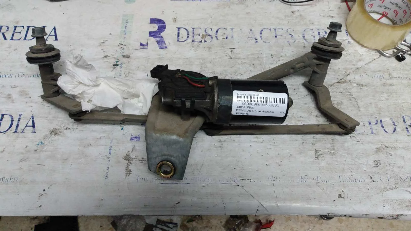 Foto de MOTOR LIMPIA DELANTERO PEUGEOT 206 referencia 3397020446