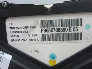 Foto de CUADRO INSTRUMENTOS PEUGEOT 307 (S1)(04.2001) 2.0 HDi FAP CAT (107 CV / 79 KW) referencia P9636708880E05 foto 4