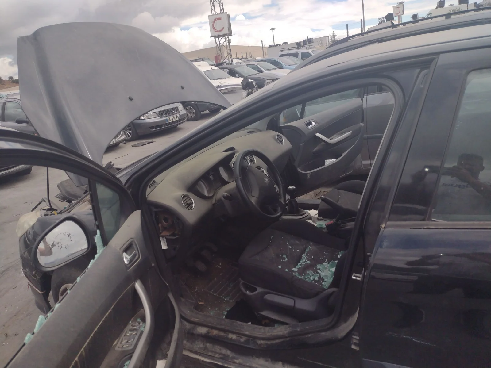 Foto de GOMAS CONTORNO PUERTA PEUGEOT 308 1.6 16V HDi (90 CV / 66 KW)