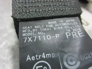 Foto de CINTURON SEGURIDAD DELANTERO DERECHO LEXUS NX (AZ10) referencia 7X7110P foto 4