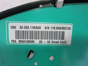 Foto de CUADRO INSTRUMENTOS PEUGEOT 407 2.0 16V HDi FAP CAT (RHR / DW10BTED4) (136 CV / 100 KW) referencia A2C53106013 foto 4