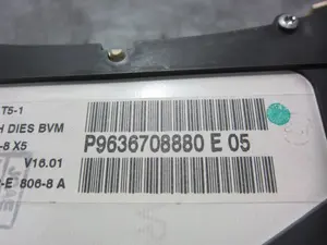 Foto de CUADRO INSTRUMENTOS PEUGEOT 307 BREAK / SW (S1)(04.2002) 2.0 HDi CAT (90 CV / 66 KW) referencia 9636708880 foto 3