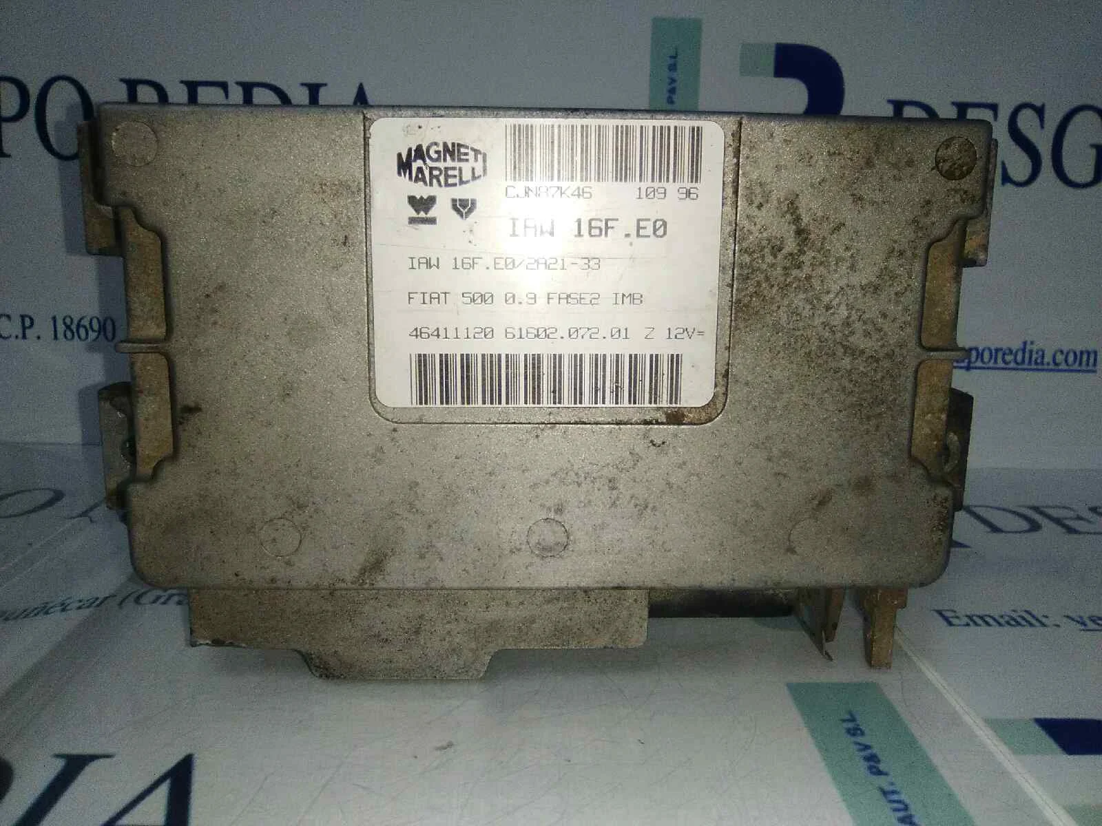 Foto de CENTRALITA MOTOR UCE FIAT CINQUECENTO (170) referencia IAW16FE0