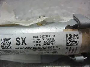 Foto de AIRBAG CORTINA DELANTERO IZQUIERDO FIAT 500 (150) BERLINA 1.2 CAT (69 CV / 51 KW) referencia 00520093750 foto 2