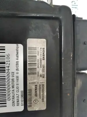 Foto de CENTRALITA MOTOR UCE RENAULT CLIO II FASE II (B/CB0) 1.2 (58 CV / 43 KW) referencia S110138000B foto 2