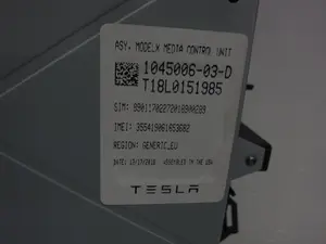 Foto de SISTEMA NAVEGACION GPS TESLA MODEL S eléctrico 270 kW (367 CV / 270 KW) referencia 104500603D foto 3
