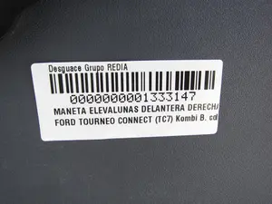 Foto de MANETA ELEVALUNAS DELANTERA DERECHA FORD TOURNEO CONNECT (TC7) 1.8 TDCi CAT (75 CV / 55 KW) foto 2