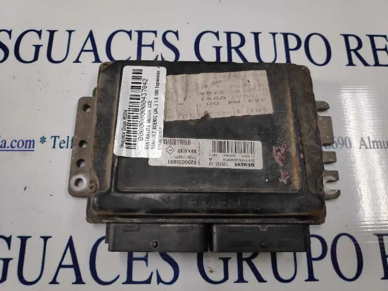 Foto de CENTRALITA MOTOR UCE RENAULT SCENIC I (JA...) 1.6 16V (107 CV / 79 KW) referencia S110030054A
